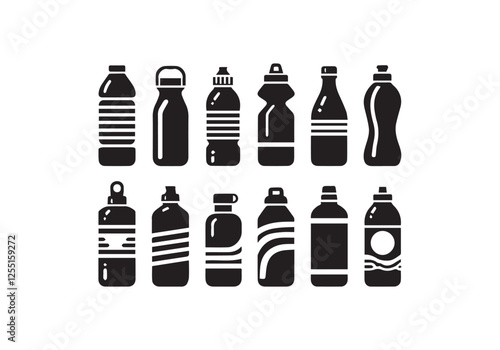 drink bottle silhouette