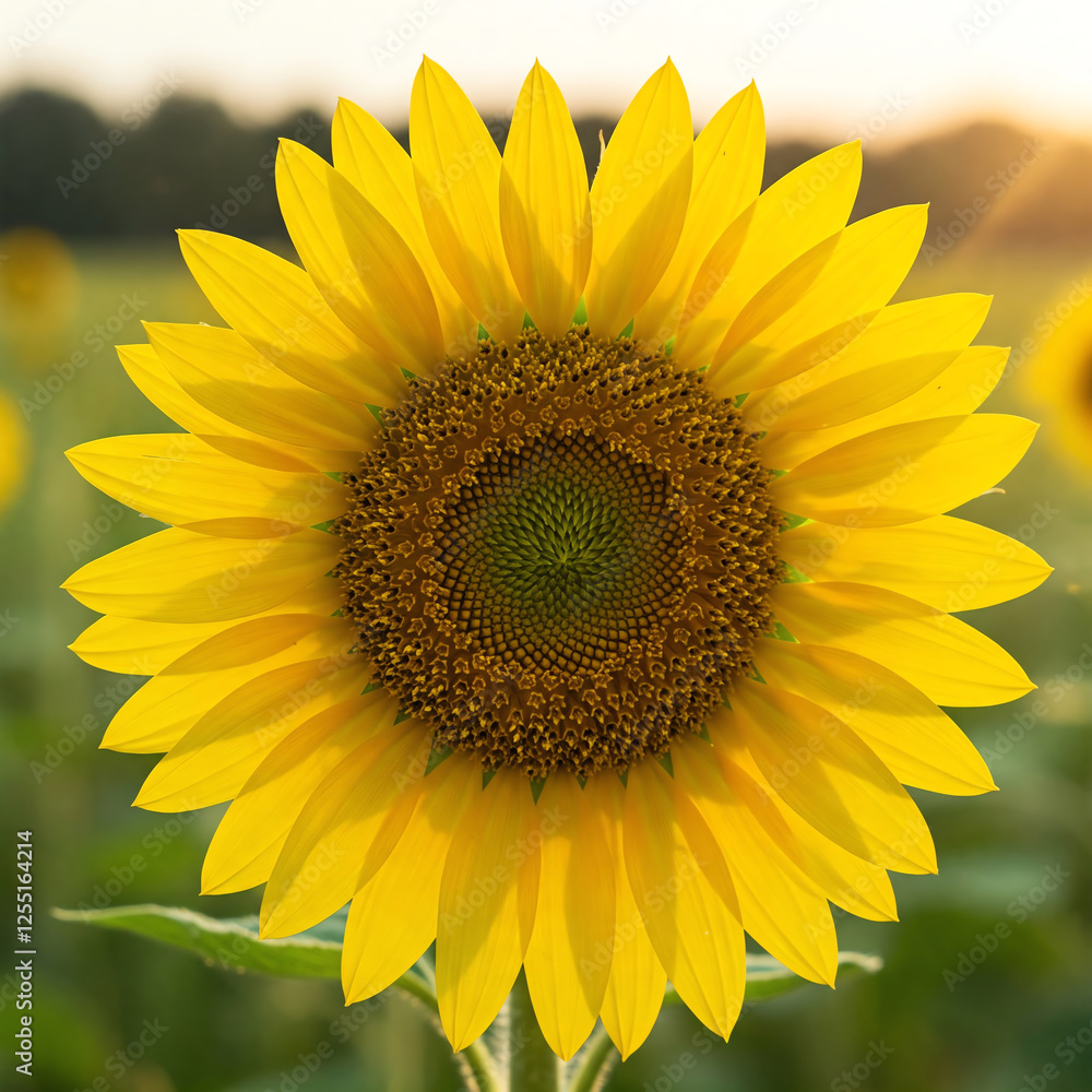 Obraz premium sunflower on a field