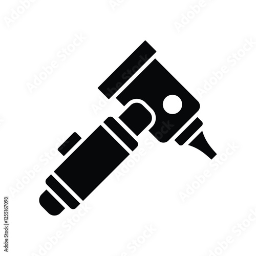 otoscope icon vector design template simple and clean