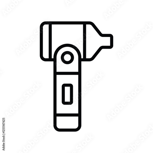 otoscope icon vector design template simple and clean