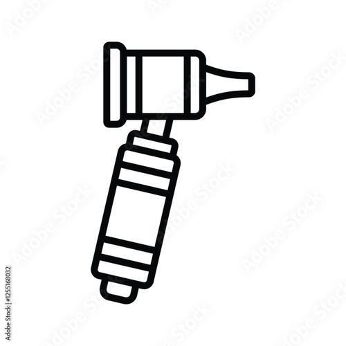 otoscope icon vector design template simple and clean