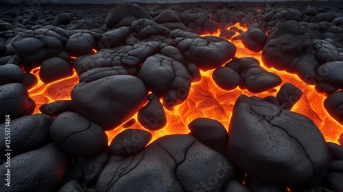 Volcano Lava HDR photo