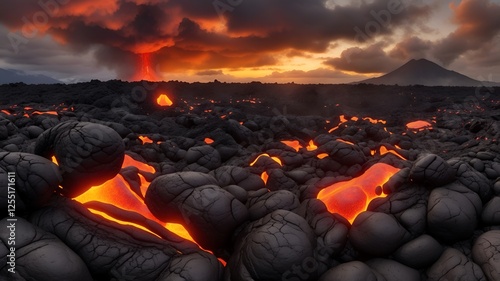 Volcano Lava HDR photo