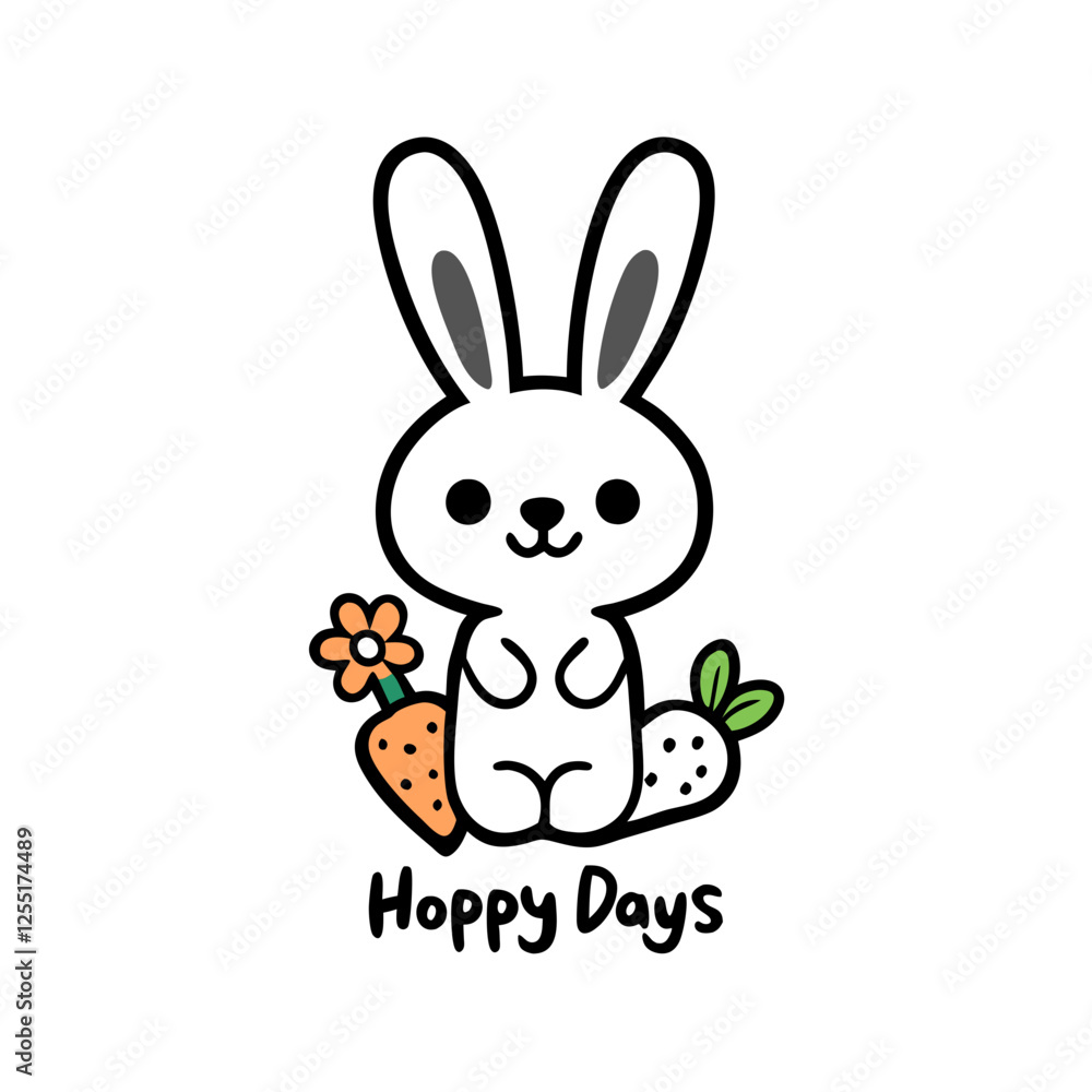 rabbit with carrot rabbit with carrot