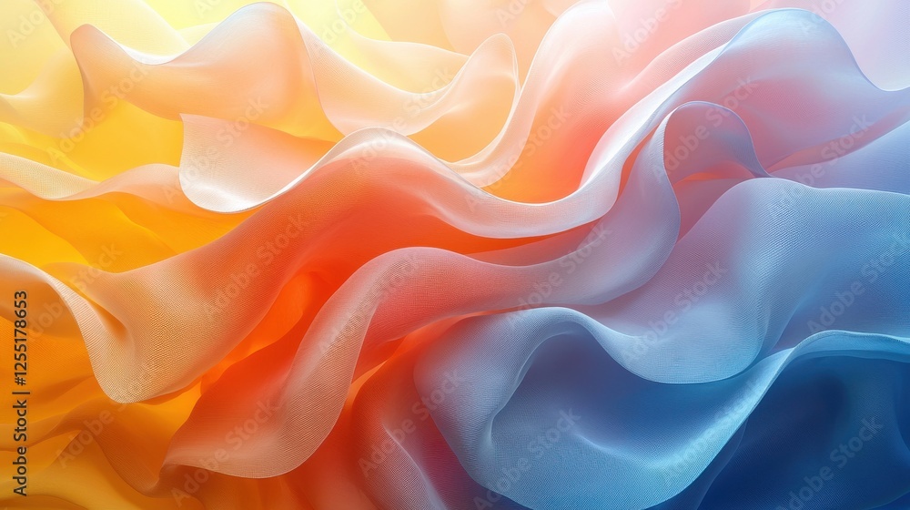 Obraz premium Stunning Gradient Fabric Design