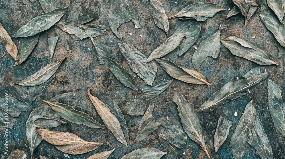 A close-up of crispy baked kale chips with sea salt, neatly arranged on a baking sheet A close-up of crispy baked kale chips with sea salt, neatly arranged on a baking sheet