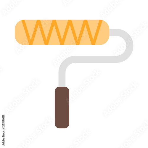 Roller flat icon
