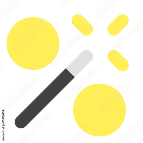 Wand flat icon