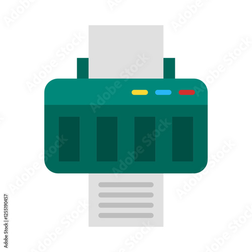 Printer flat icon