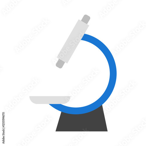 Microscope flat icon