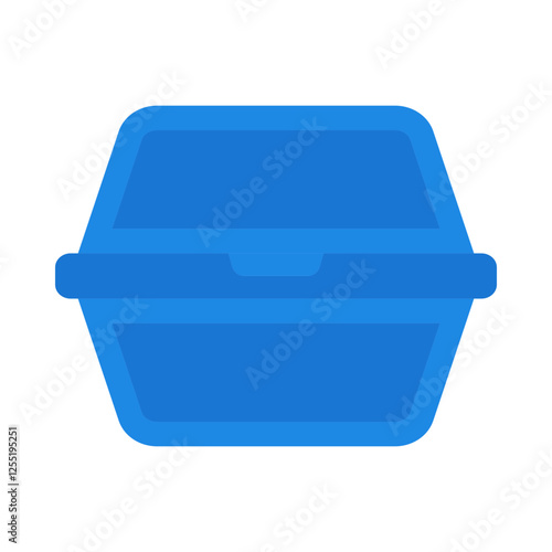 Lunch box flat icon