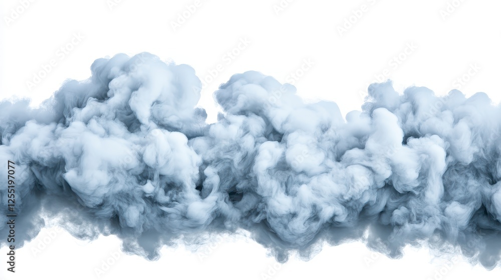Abstract Gray And White Smoke Clouds Against White Background Abstract Gray And White Smoke Clouds Against White Background