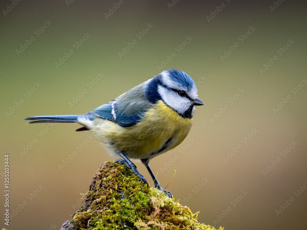 Fototapeta premium Blaumeise&nbsp;(Cyanistes caeruleu)