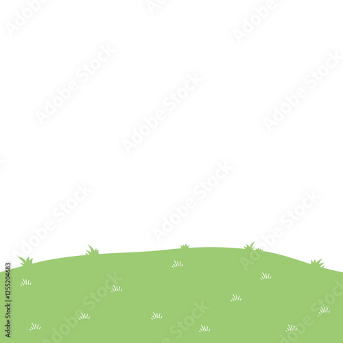 Green Hill landscape illustration