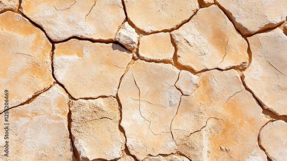 Close Up Cracked Light Beige Earth Texture Close Up Cracked Light Beige Earth Texture