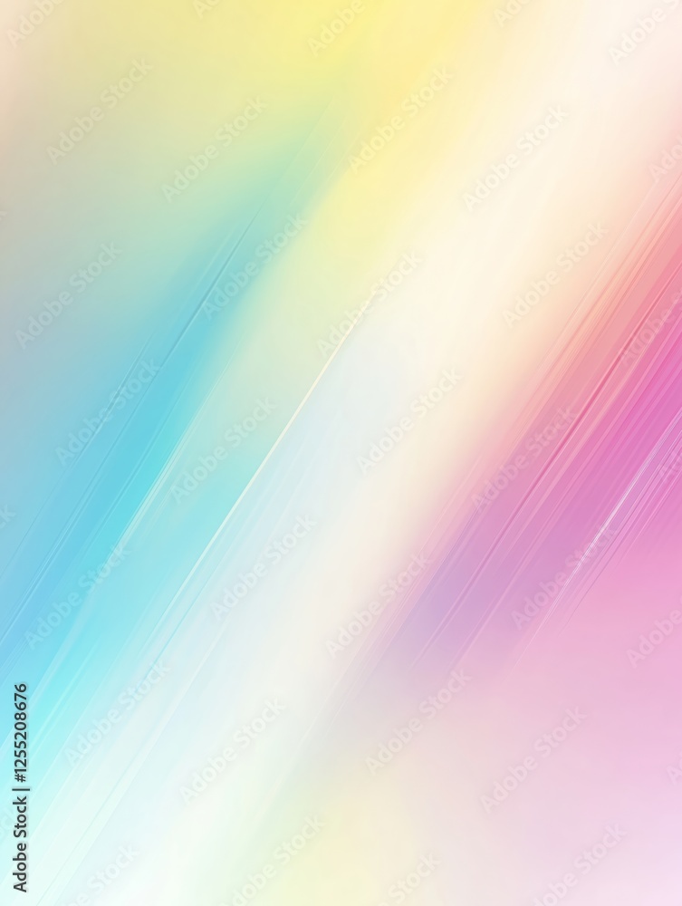 Colorful abstract background with smooth gradient of pastel hues and lines. Generative AI Colorful abstract background with smooth gradient of pastel hues and lines. Generative AI