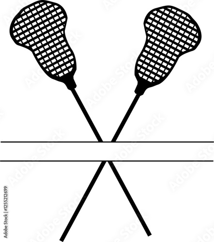 Lacrosse sport game silhouette vector file svg black color lacrosse beautiful design 