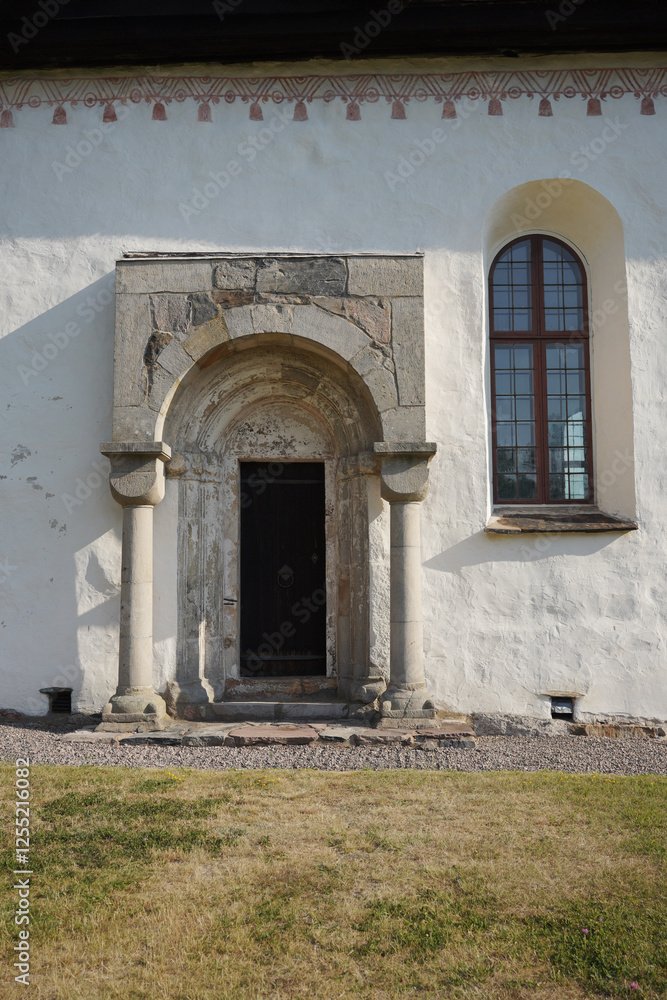 Naklejka premium facade old Armenian church
