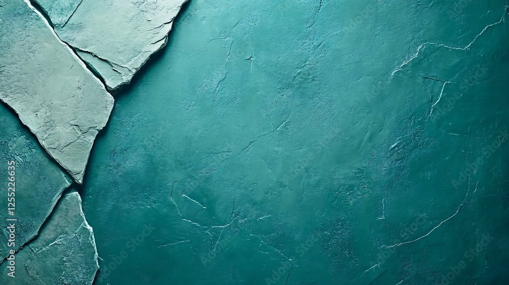Textured Background of Cracked Light Blue Stone Surface with Intricate Patterns and Natural Variations Textured Background of Cracked Light Blue Stone Surface with Intricate Patterns and Natural Variations