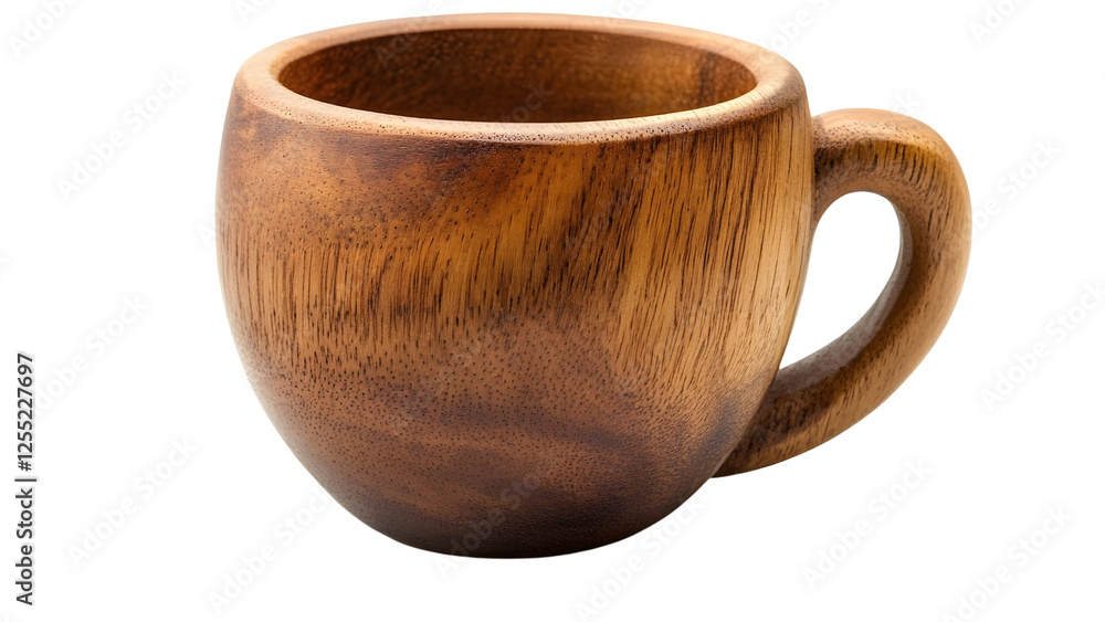 Wooden glass Isolated on white background. Wooden glass Isolated on white background.