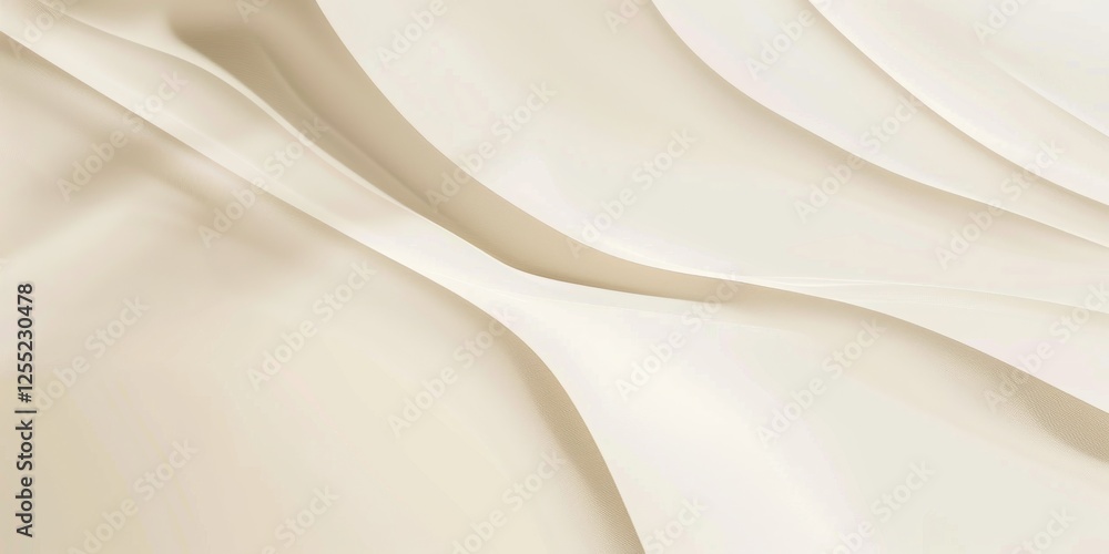 Fototapeta premium A minimalist design featuring a soft ivory cream background, Clean lines and subtle shades, Contemporary minimalist style