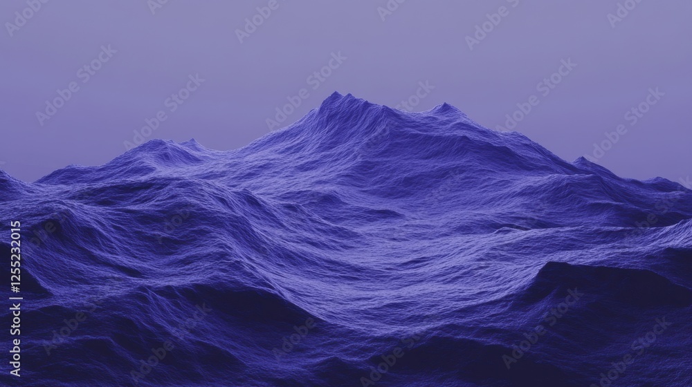 Fototapeta premium A deep velvet purple backdrop with luxurious folds and elegant, soft shadows