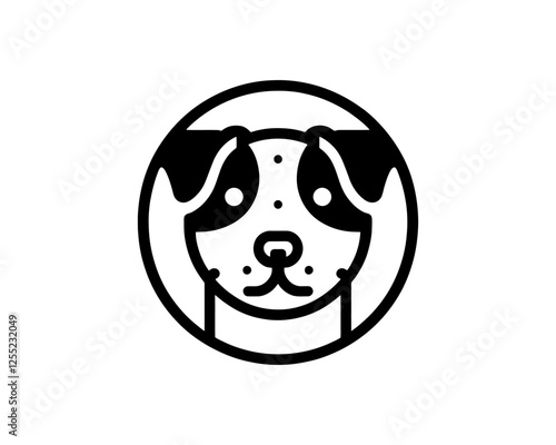 vector illustration of a dog