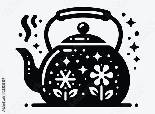 Kettle Silhouette Vector Unique Designs