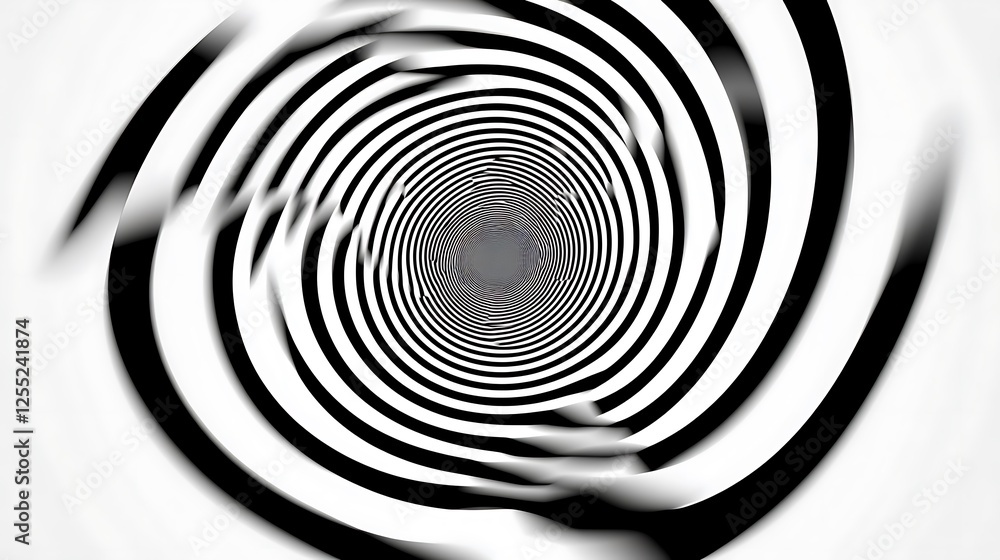 Obraz premium Abstract spiral optical illusion
