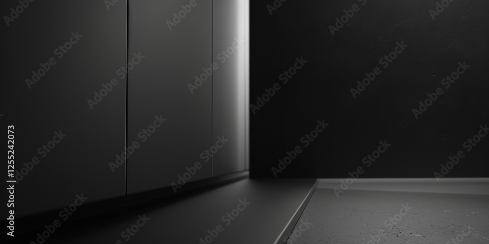 A minimalist design with a matte obsidian black background, Sharp lines and smooth surfaces, Sleek minimalist style A minimalist design with a matte obsidian black background, Sharp lines and smooth surfaces, Sleek minimalist style