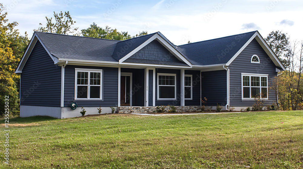 A new listing of a newly built home with an open-concept kitchen and living area A new listing of a newly built home with an open-concept kitchen and living area