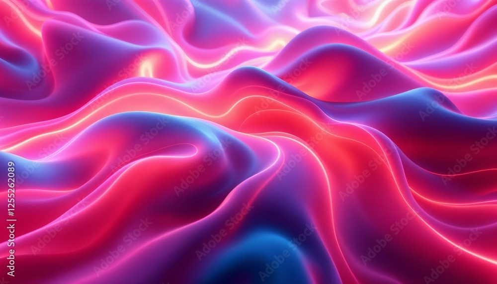 Luminous Waves Abstract Background, A Dance of Color and Light Luminous Waves Abstract Background, A Dance of Color and Light
