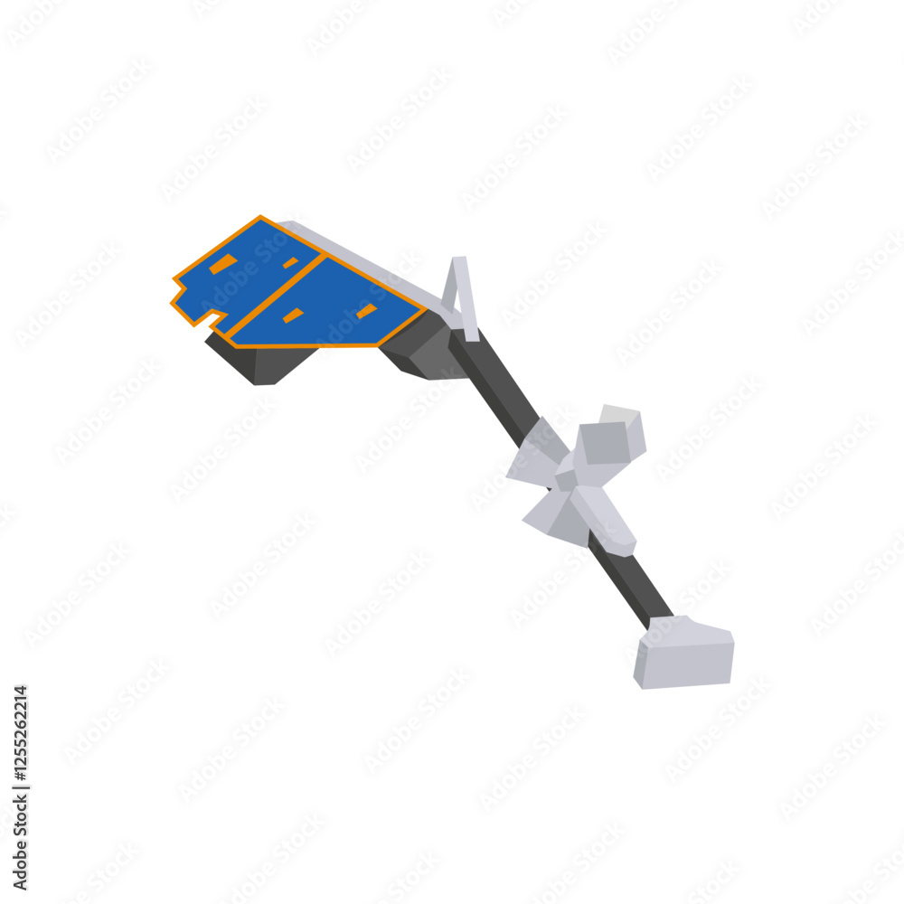 Swarm Satellite, Space Vector Illustration, Isolated Swarm Satellite, Space Vector Illustration, Isolated