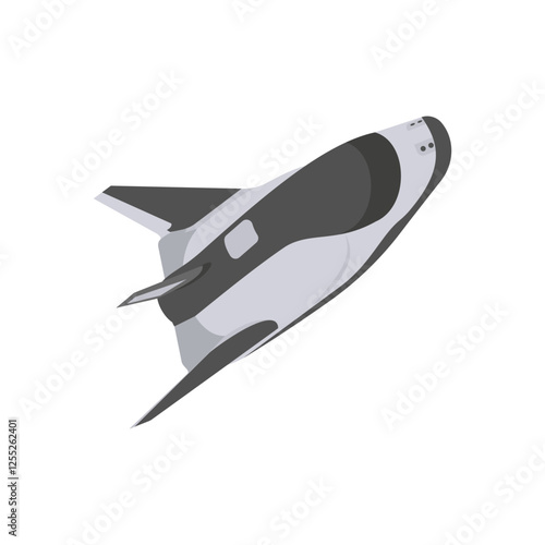 Dream Chaser, Space Vector Illustration, Isolated