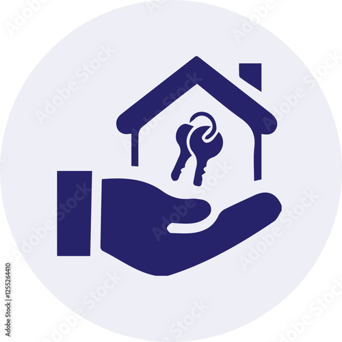 Home Hand Icon-Eps