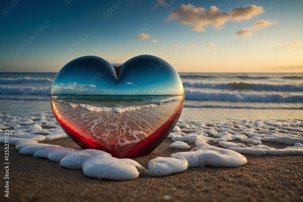 heart on the beach, ia generativa heart on the beach, ia generativa