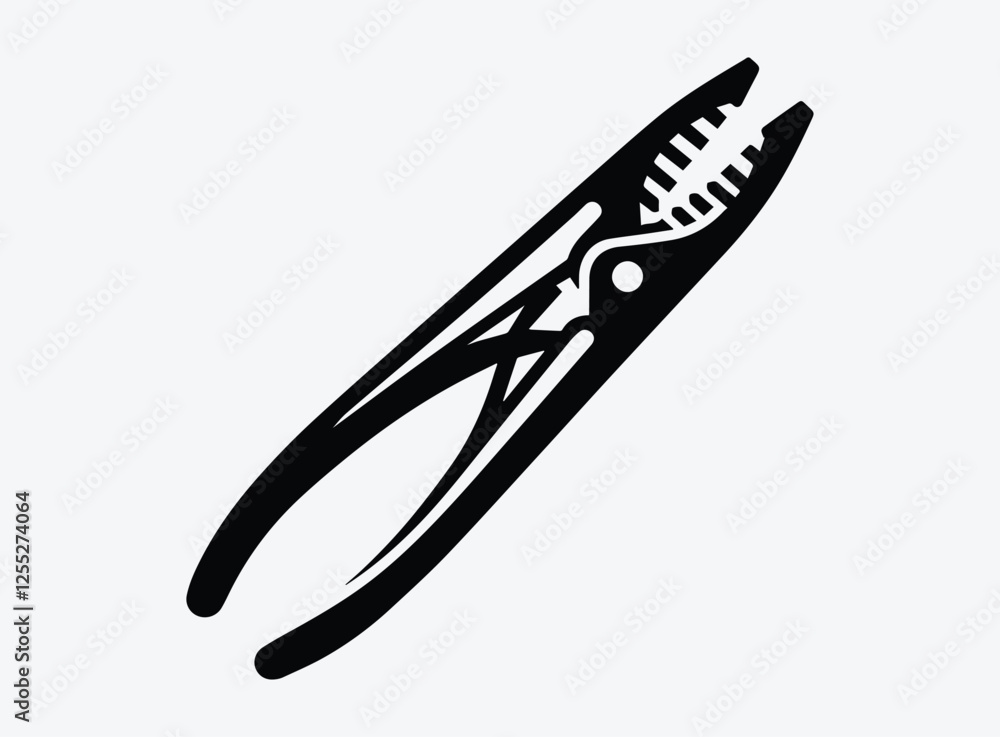 Tongs Silhouette Vector Unique Designs Tongs Silhouette Vector Unique Designs