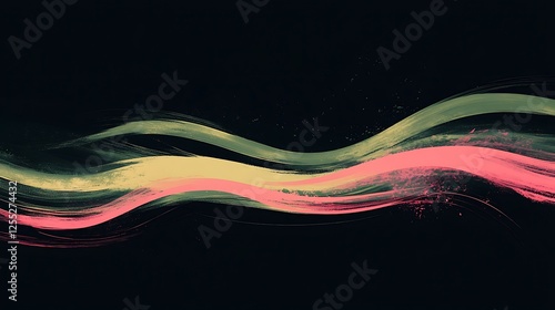 Abstract colorful wave design background, suitable for website header or presentation photo