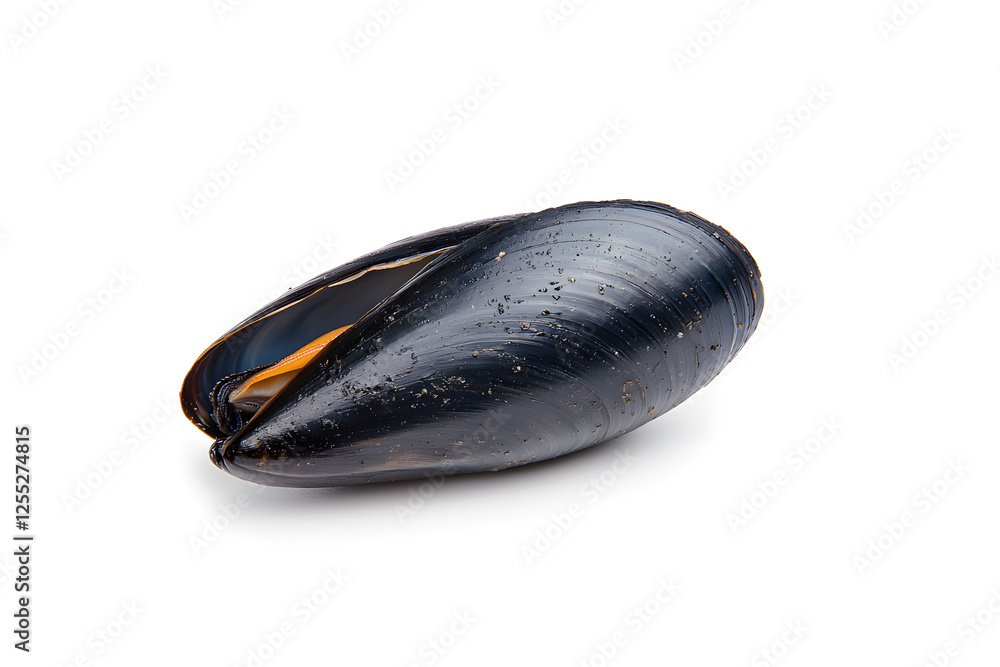 Mussel isolated on white background Mussel isolated on white background