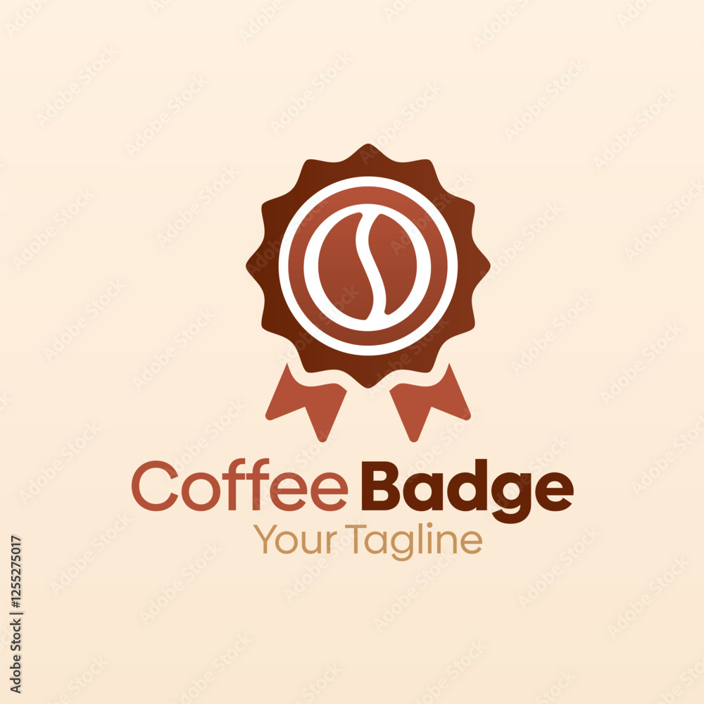 Fototapeta premium Coffee Badge Logo Design Template. Good for Business, Agency, Community and Organization