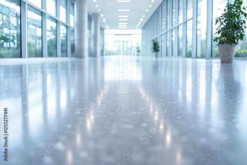 blur image background of corridor office hospital walkway , isolated on white background,  , copy space, copy space for text, photo