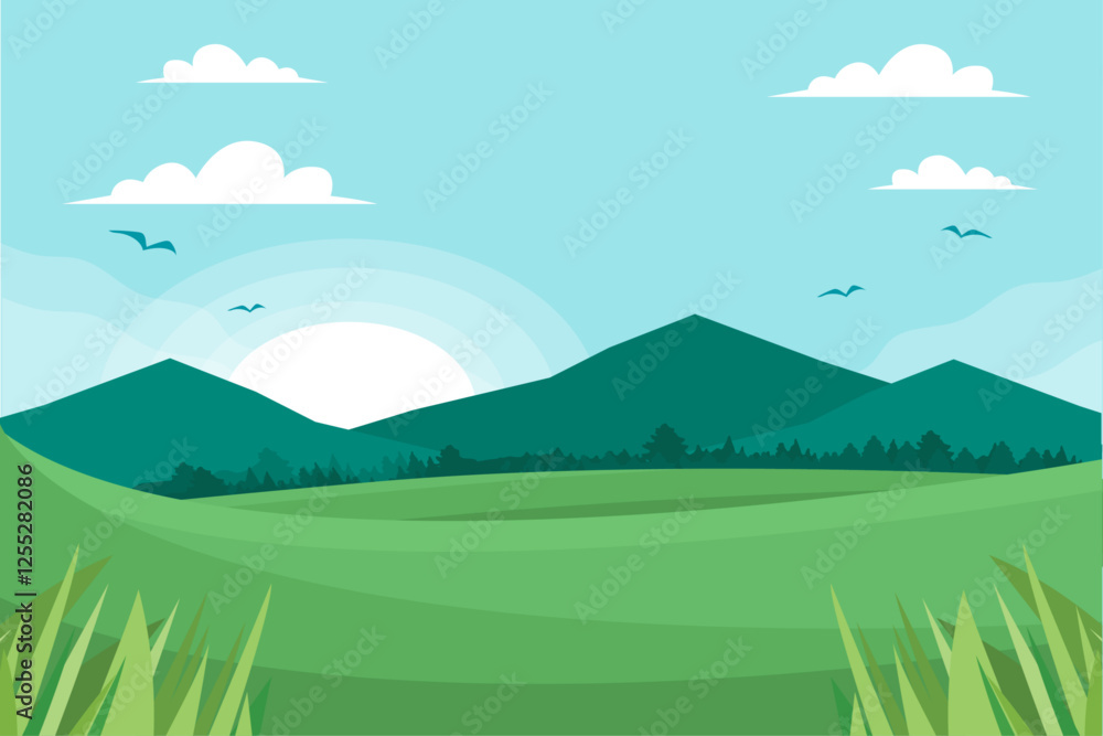 Obraz premium beautiful-landscape-nature