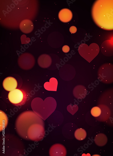 blurred-valentine-s-day-party-flyer-poster-template 6