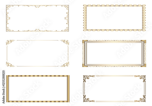 certificate-frames-collection-with-ornaments