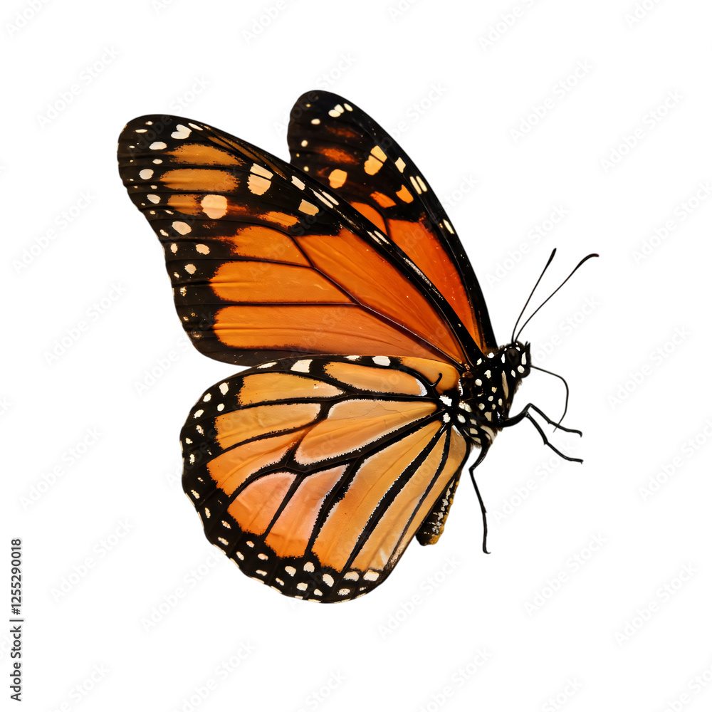 Fototapeta premium butterfly on a white background