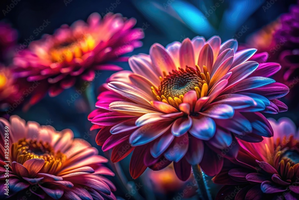 Captivating night bloom photos: macro shots of dark, glowing petals in low light. Captivating night bloom photos: macro shots of dark, glowing petals in low light.