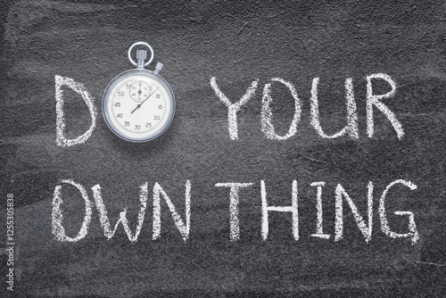 Vászonkép do your thing watch