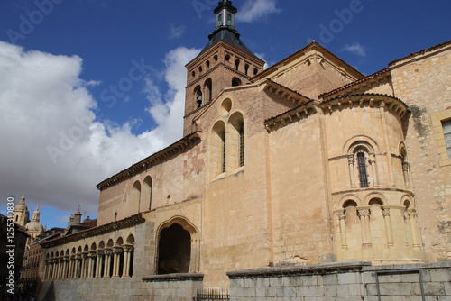 st martin church in segovia in spain 