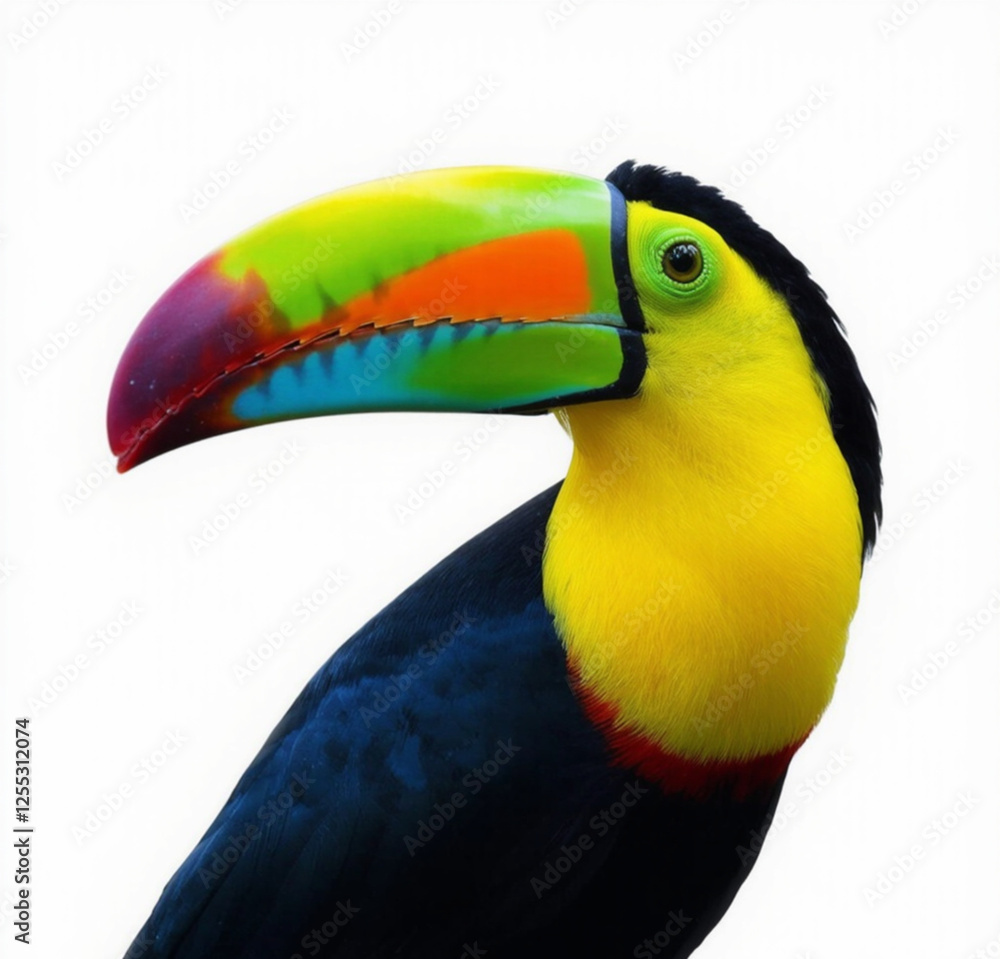 Fototapeta premium toucan on a white background