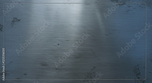 Smooth metallic surface with subtle scratches and reflections